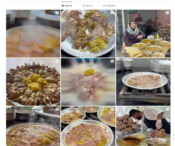 اینستاگرام طباخی بره طلایی