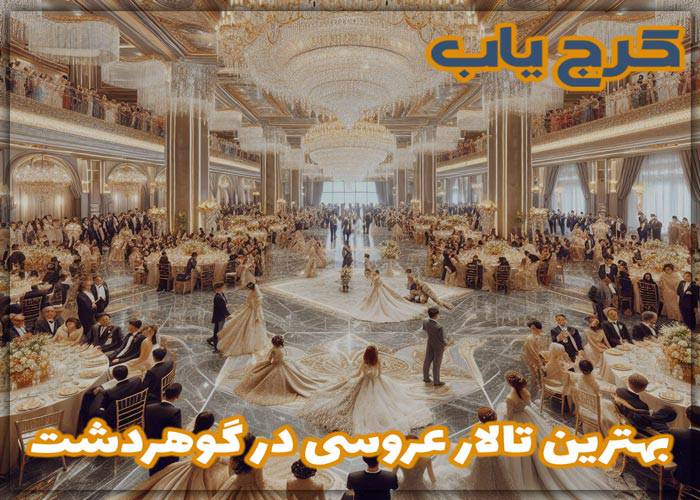 بهترین باغ و تالار عروسی در گوهردشت