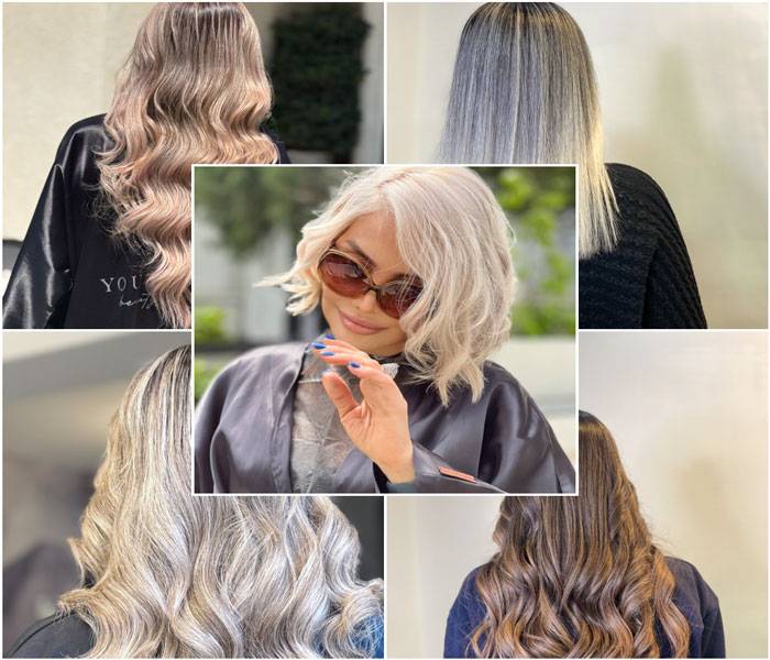 نمونه سالن رنگ مو عمارت زیبایی یوتاب