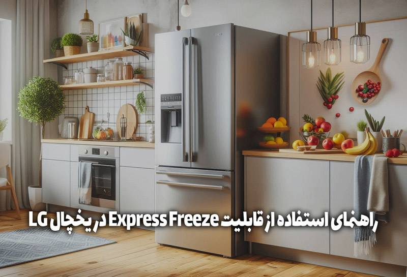 راهنمای استفاده از قابلیت Express Freeze در یخچال LG