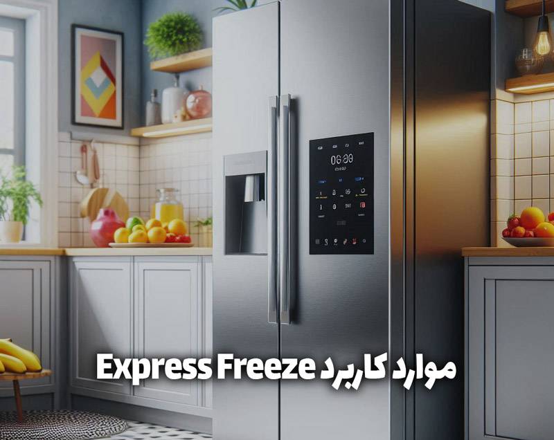 موارد کاربرد Express Freeze