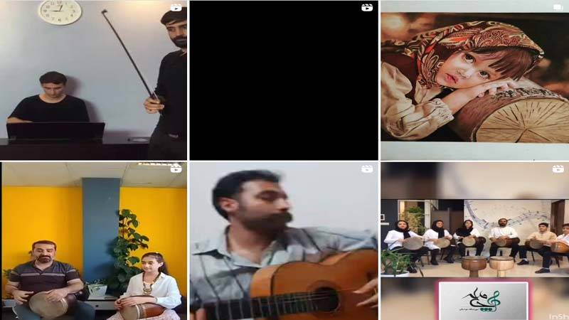 اینستاگرام آموزشگاه موسیقی چامه