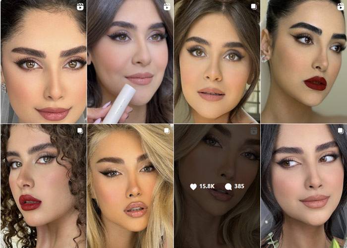 اینستاگرام میکاپ آرتیست فروزان دلفی